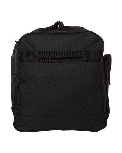 Black - Liberty Bags 27" Explorer Large Duffel Bag with Custom Logo Liberty Bags 27″ Explorer Large Duffel Bag in Black, side view