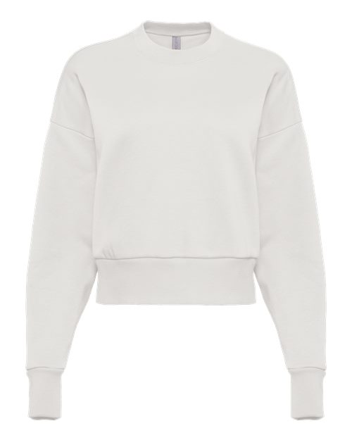 Bone - Women's Heavyweight Crewneck Sweatshirt Next Level Women's Heavyweight Crewneck Sweatshirt in Bone, front view