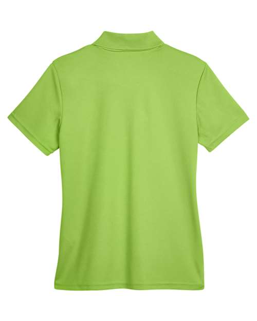 Acid Green - CORE365 78181 Women's Polo with Embroidered Company Logo CORE365 Women’s Polo in Acid Green, back view