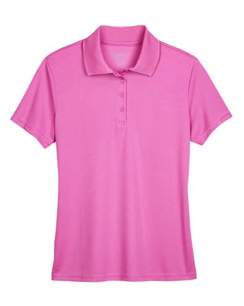 Charity Pink - Women's Origin Performance Piqué Polo CORE365 Women’s Polo in Charity Pink, front view
