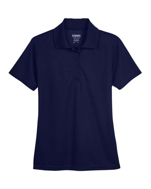 Classic Navy - Women's Origin Performance Piqué Polo CORE365 Women’s Polo in Classic Navy, front view
