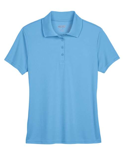Columbia Blue - Women's Origin Performance Piqué Polo CORE365 Women’s Polo in Columbia Blue, front view