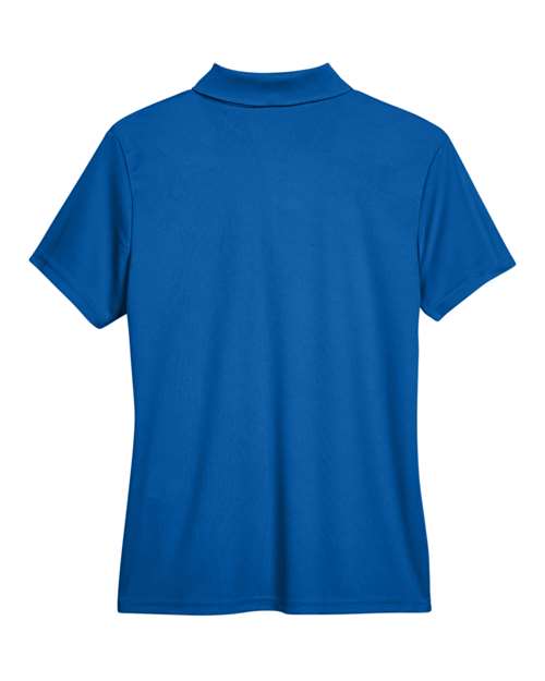 True Royal - CORE365 78181 Women's Polo with Embroidered Company Logo CORE365 Women’s Polo in True Royal, back view