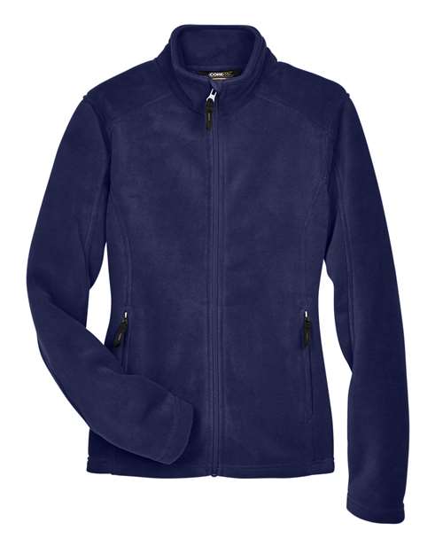 Classic Navy - Women's Journey Fleece Jacket CORE365 Women's Journey Fleece Jacket in Classic Navy, front view