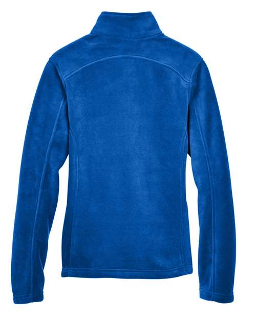 True Royal - CORE365 78190 Women's Jacket with Embroidered Company Logo CORE365 Women's Journey Fleece Jacket in True Royal, back view