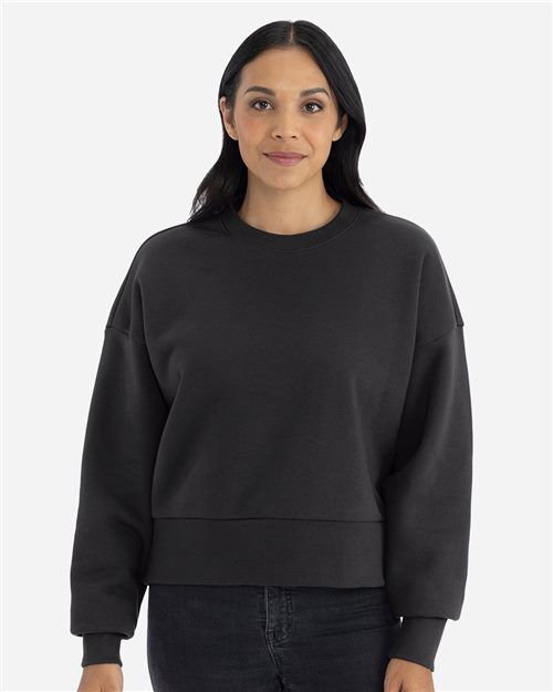 Next Level 9087 Women's Sweatshirt with Logo Embroidery Next Level Women's Heavyweight Crewneck Sweatshirt