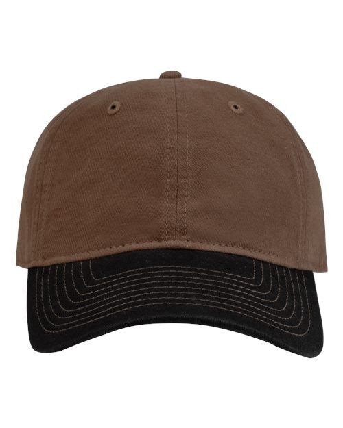 Field Khaki/ Black - Truman Cap DRI DUCK Truman Cap in Field Khaki/Black, front view