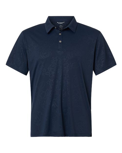 Navy - Men's Ehrman Polo Swannies Men's Ehrman Polo in Navy, front view