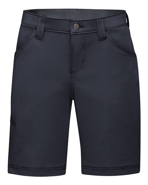 Navy - Women's Extended Sizes Cooling Work Shorts Red Kap Women's Extended Sizes Cooling Work Shorts in Navy, front view