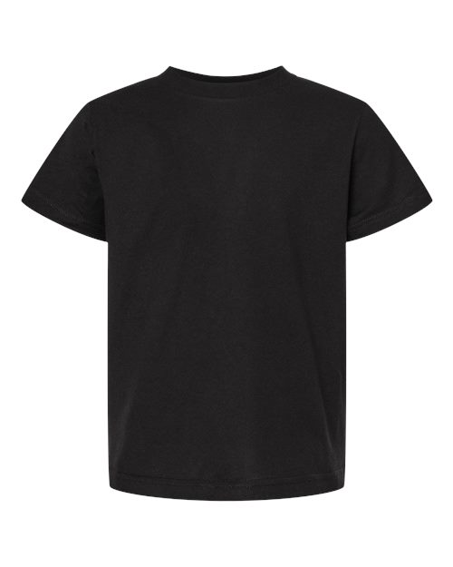 Black - Youth ACE Cotton T-Shirt M&O Youth ACE Cotton Tee in Black, front view