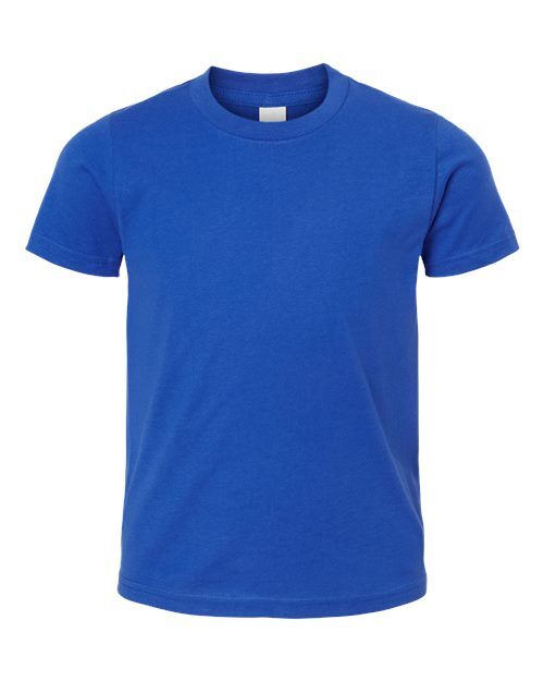 Royal - Youth ACE Cotton T-Shirt M&O Youth ACE Cotton Tee in Royal, front view