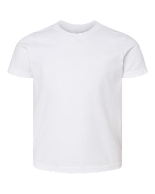 White - Youth ACE Cotton T-Shirt M&O Youth ACE Cotton Tee in White, front view