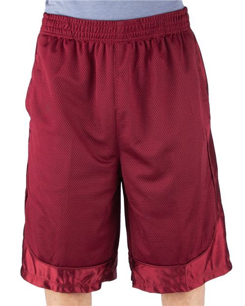 Shaka Wear Unisex Mesh Shorts with Custom Logo Embroidery Shaka Wear Unisex Mesh Shorts