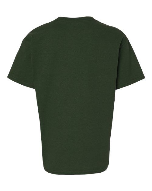 Forest Green - Gildan Youth Ultra Cotton® T-Shirt with Custom Printing Gildan Youth Ultra Cotton® T-Shirt in Forest Green, back view