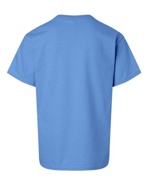 Iris - Gildan Youth Ultra Cotton® T-Shirt with Custom Printing Gildan Youth Ultra Cotton® T-Shirt in Iris, back view