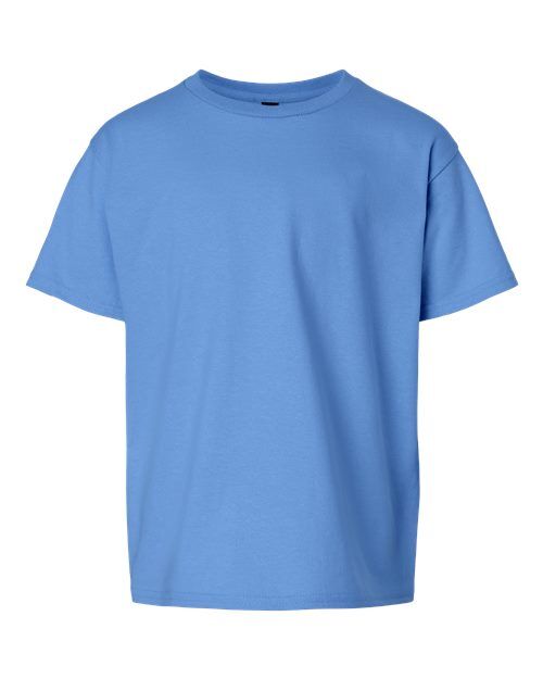 Iris - Youth Ultra Cotton® T-Shirt Gildan Youth Ultra Cotton® T-Shirt in Iris, front view