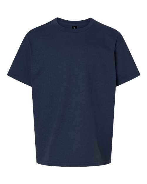 Navy - Youth Ultra Cotton® T-Shirt Gildan Youth Ultra Cotton® T-Shirt in Navy, front view