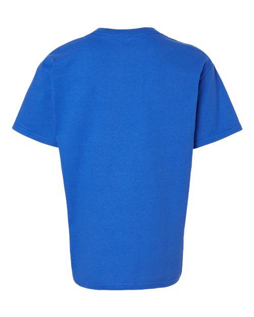 Royal - Gildan Youth Ultra Cotton® T-Shirt with Custom Printing Gildan Youth Ultra Cotton® T-Shirt in Royal, back view