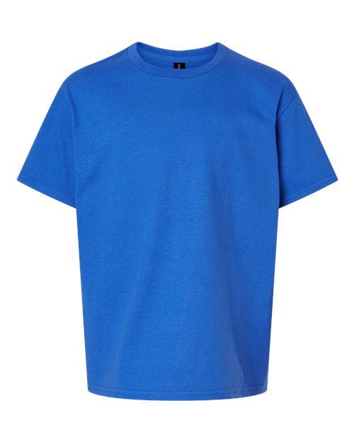Royal - Youth Ultra Cotton® T-Shirt Gildan Youth Ultra Cotton® T-Shirt in Royal, front view