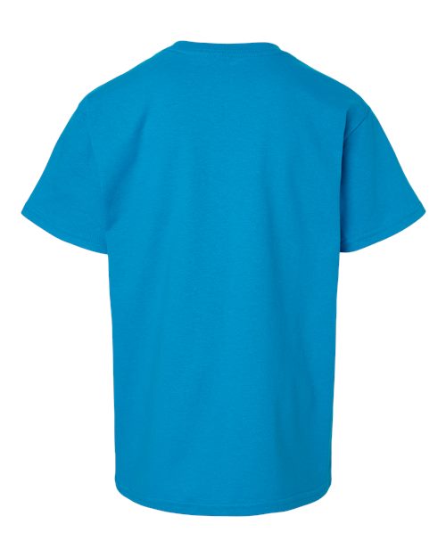 Sapphire - Gildan Youth Ultra Cotton® T-Shirt with Custom Printing Gildan Youth Ultra Cotton® T-Shirt in Sapphire, back view