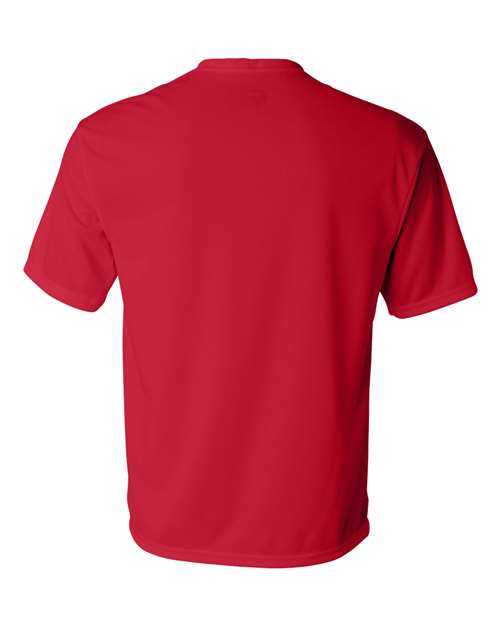 Red - C2 Sport 5100 Performance Tee with Custom Team Printing C2 Sport Performance Tee in Red, back view