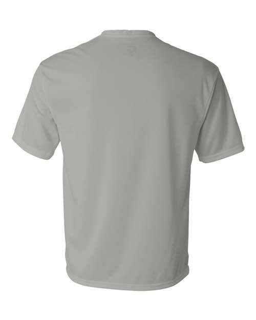 Silver - C2 Sport 5100 Performance Tee with Custom Team Printing C2 Sport Performance Tee in Silver, back view