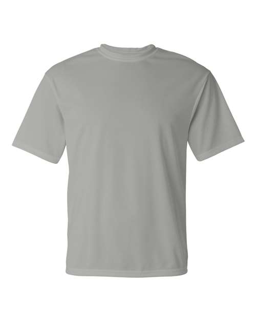 Silver - Unisex Performance T-Shirt C2 Sport Performance Tee in Silver, front view