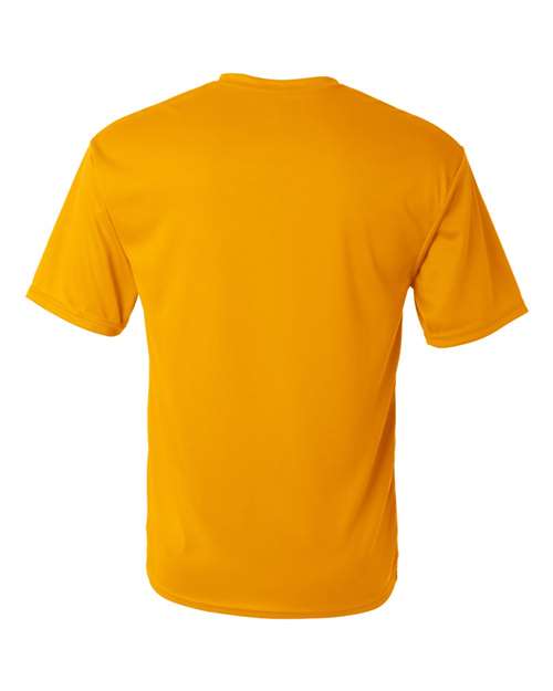 Gold - C2 Sport 5100 Performance Tee with Custom Team Printing C2 Sport Performance Tee in Gold, back view
