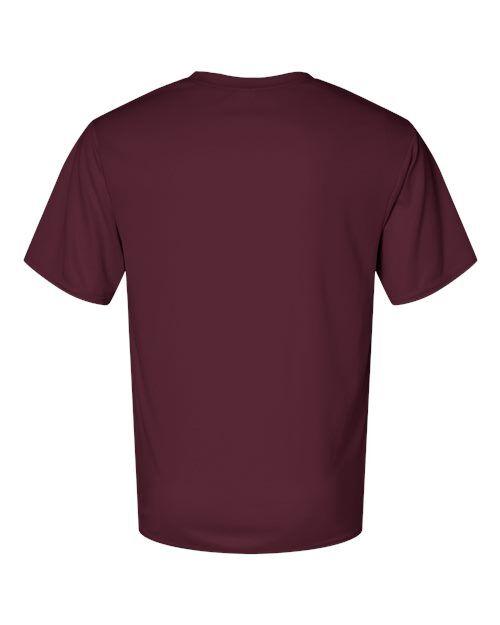 Maroon - C2 Sport 5100 Performance Tee with Custom Team Printing C2 Sport Performance Tee in Maroon, back view