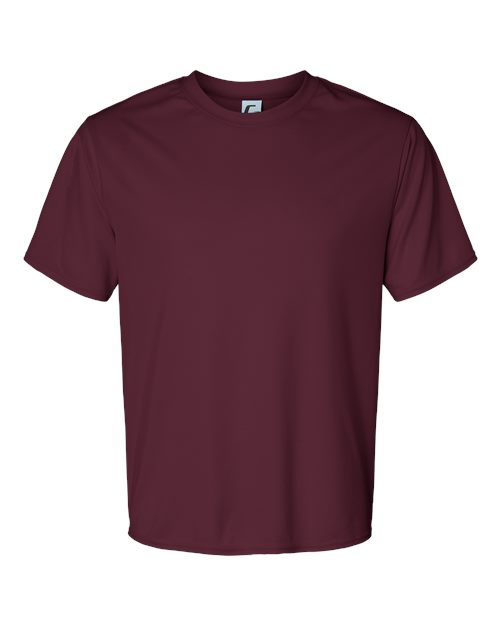 Maroon - Unisex Performance T-Shirt C2 Sport Performance Tee in Maroon, front view