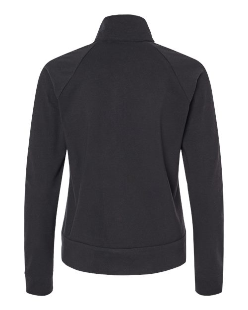 Black - Boxercraft Full-Zip Practice Jacket with Company Logo Boxercraft Women’s Full-Zip Practice Jacket in Black, back view