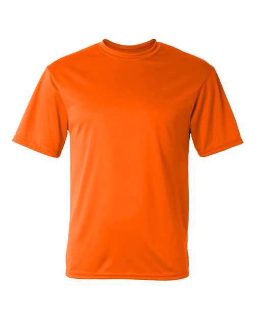 Safety Orange - Unisex Performance T-Shirt C2 Sport Performance Tee in Safety Orange, front view