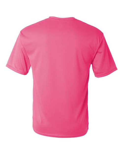 Pink - C2 Sport 5100 Performance Tee with Custom Team Printing C2 Sport Performance Tee in Pink, back view