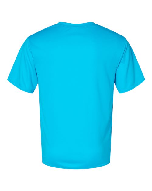 Electric Blue - C2 Sport 5100 Performance Tee with Custom Team Printing C2 Sport Performance Tee in Electric Blue, back view