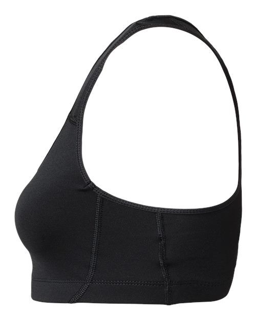 Black - Badger Women's B-Sport Bra Top for Custom Team Programs Badger Women's B-Sport Bra Top in Black, side view