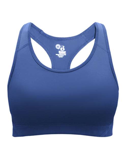 Royal - Women's B-Sport Bra Top Badger Women's B-Sport Bra Top in Royal, front view