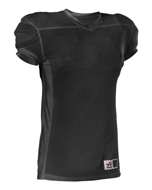 Black - Men's Football Jersey Alleson Athletic Men's Football Jersey in Black, front view