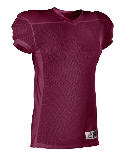 Maroon - Men's Football Jersey Alleson Athletic Men's Football Jersey in Maroon, front view