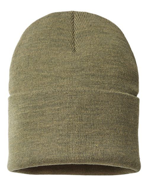 Olive - Sustainable Beanie Atlantis Headwear Sustainable Beanie in Olive, front view