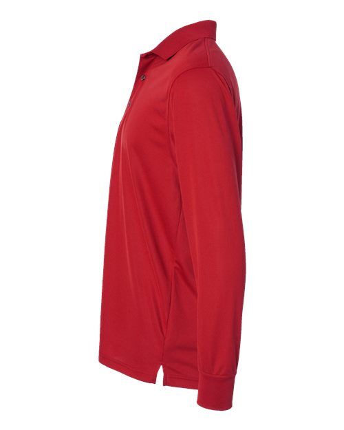 Red - Paragon 110 Polo with Custom Company Logo Embroidery Paragon Polo in Red, side view