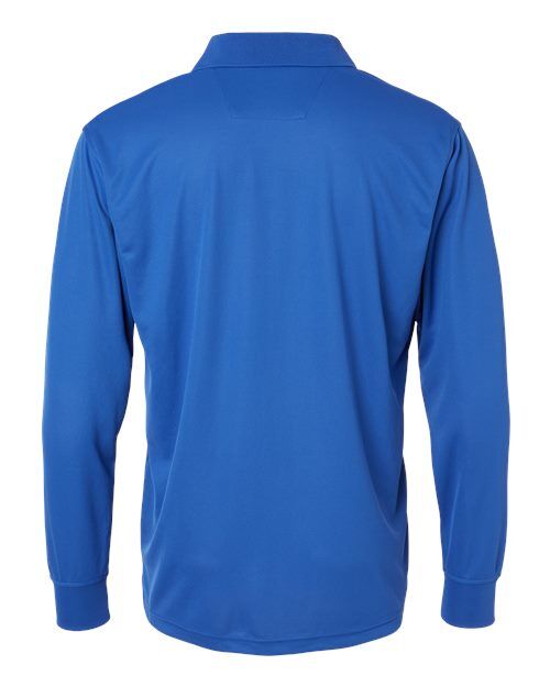 Royal - Paragon 110 Polo with Custom Company Logo Embroidery Paragon Polo in Royal, back view