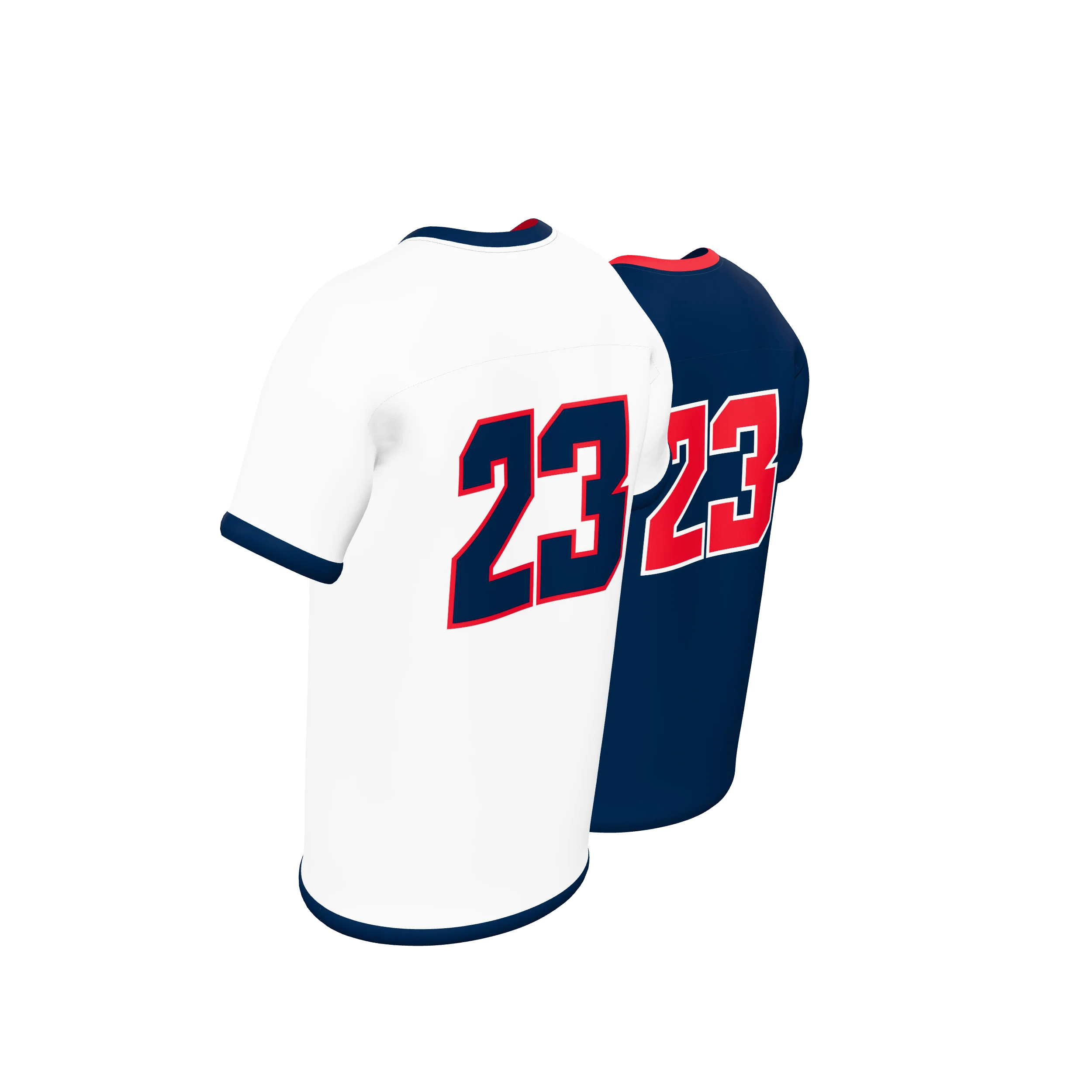 6014af35-pr101_option_0_135deg75deg Zuniformers Men's Football Fan Jersey Reversible Single Ply, angled back view