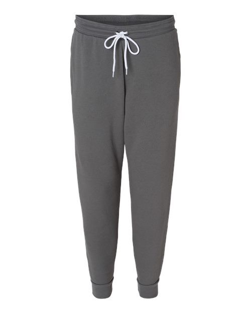 Asphalt - Unisex Sponge Fleece Joggers BELLA + CANVAS Unisex Sponge Fleece Joggers in Asphalt, front view