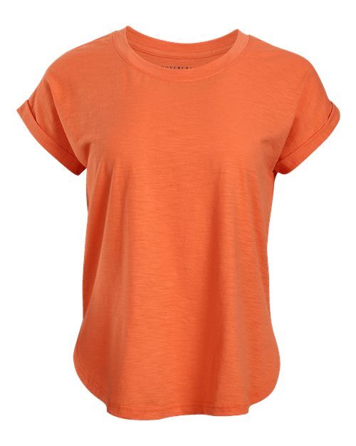 Mandarin - Women's Sweet T-Shirt Boxercraft Women's Sweet T-Shirt in Mandarin, front view