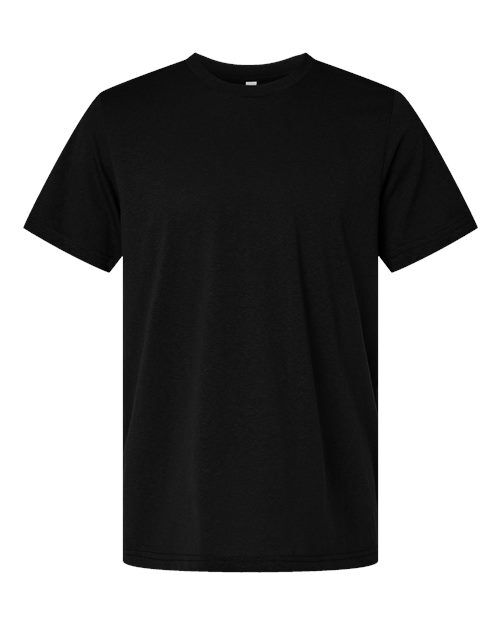 Black - Unisex EcoMax Tee BELLA + CANVAS Unisex EcoMax Tee in Black, front view