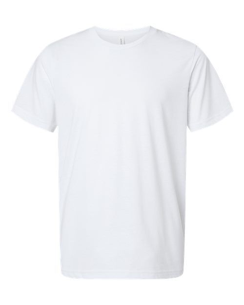 White - Unisex EcoMax Tee BELLA + CANVAS Unisex EcoMax Tee in White, front view