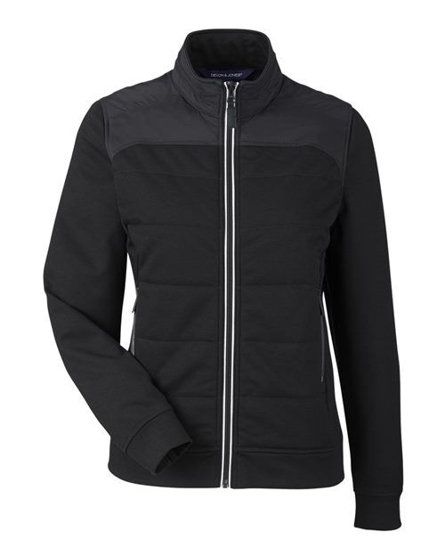 Black - Women's New Classics® Club Jacket Devon & Jones Women's New Classics® Club Jacket in Black, front view