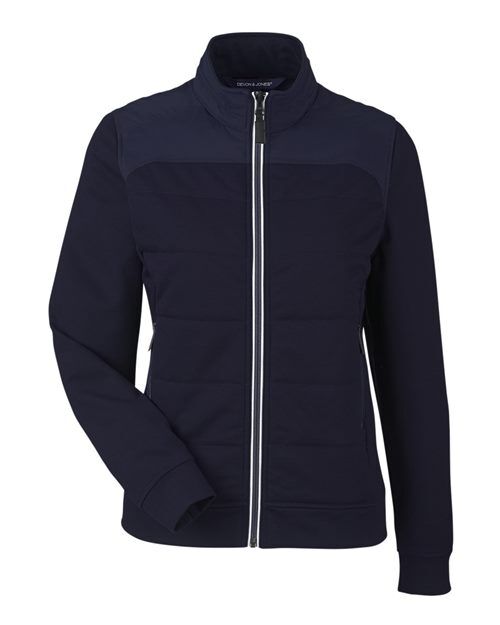 Navy - Women's New Classics® Club Jacket Devon & Jones Women's New Classics® Club Jacket in Navy, front view