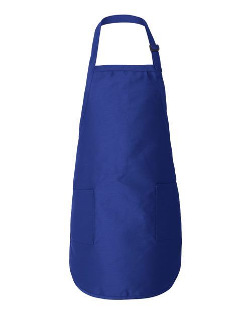Q-Tees Q4350 Full-Length Apron with Custom Company Logo Q-Tees Full-Length Apron with Pockets