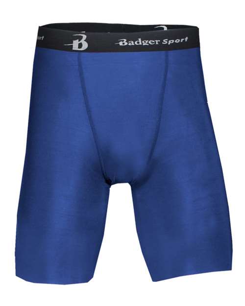 Royal - Men's Pro-Compression Shorts Badger Men's Pro-Compression Shorts in Royal, front view
